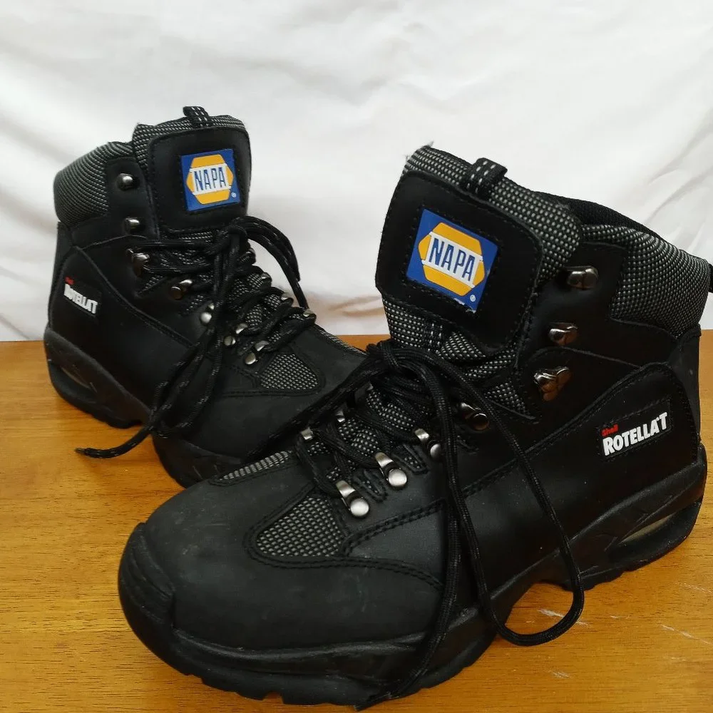 NAPA Auto Parts Shell Work Shoes Cukka Boots Men's 8.5 Oil Resistant